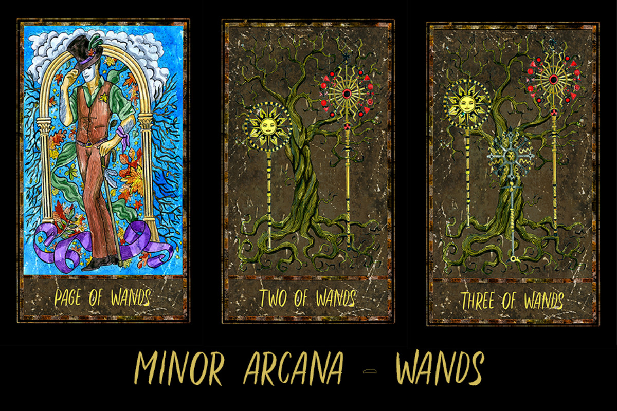 Magic Gate Tarot Deck colorful, a Decorative Illustration by Samiramay (Photo 25 of 27)
