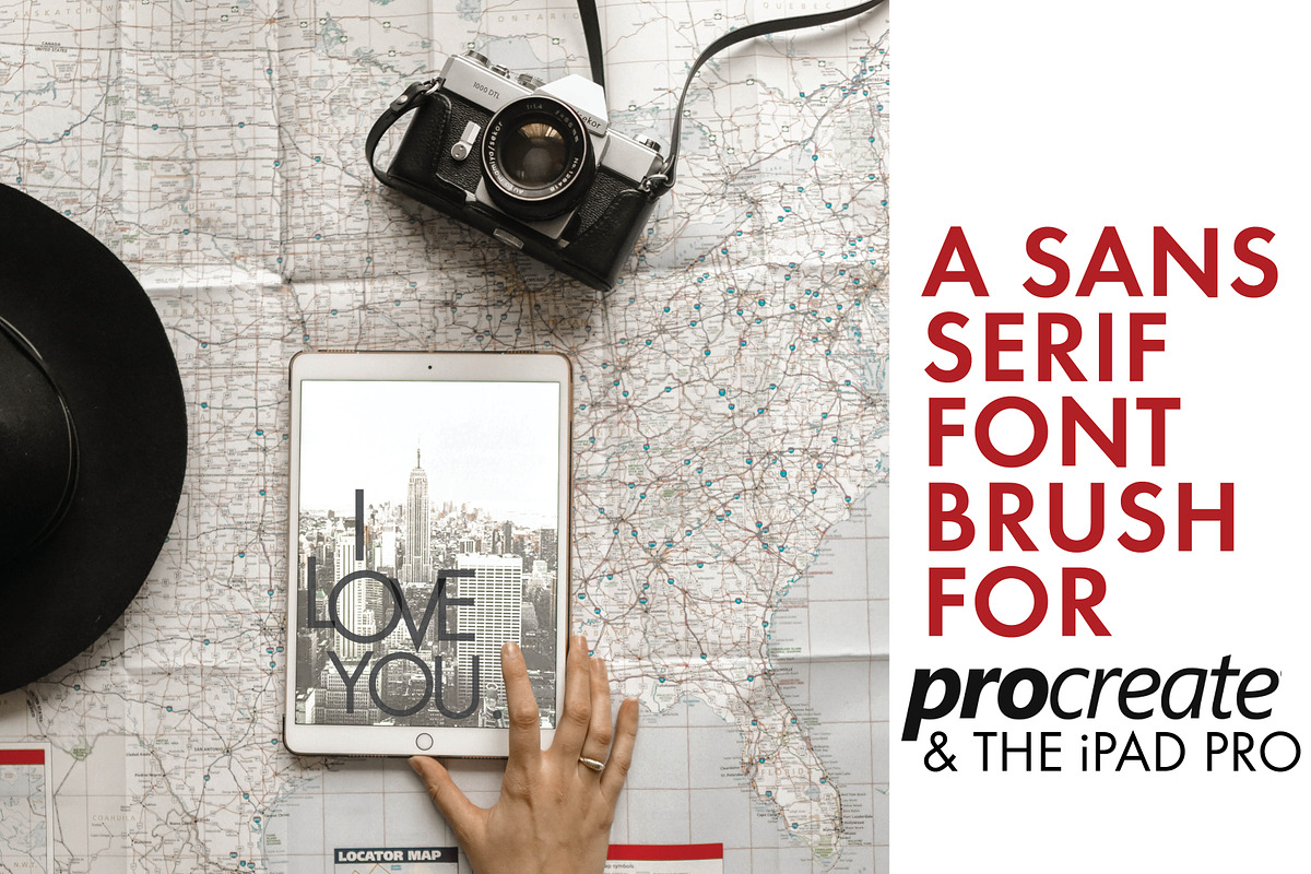 Procreate Sans Serif Type Kit 1 preview 5