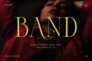 Band Elegant Luxury Serif Font