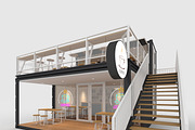 3D Model Container Cafe 7, an Architecture 3D Model by SR 3D Visual (Thumbnail 17 of 24)