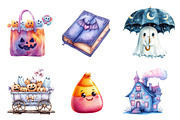 Coquette Halloween Clipart, an Illustration by CreationArt (Thumbnail 3 of 5)
