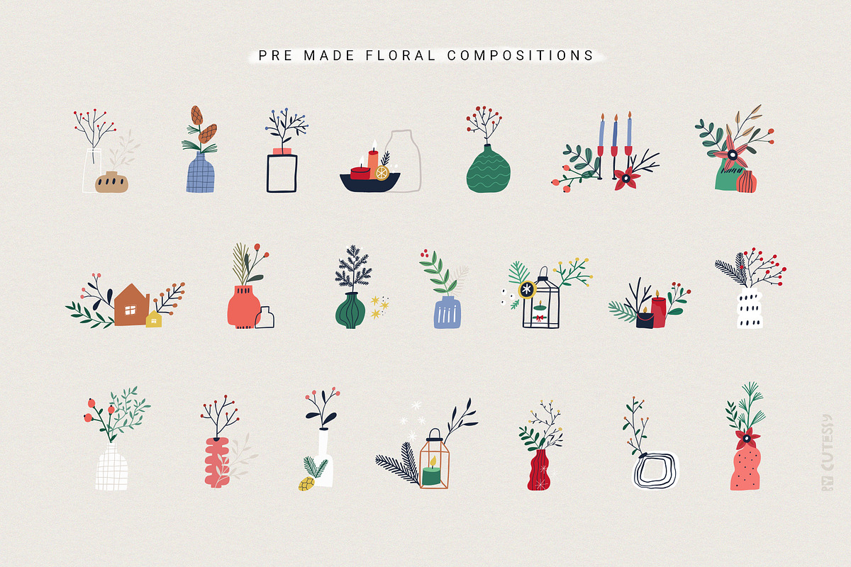 Christmas House Creator | svg png ai, a Seasonal Illustration by Olia (Photo 13 of 28)