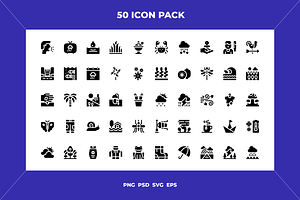 Monsoon icons, an Icon by Wencory