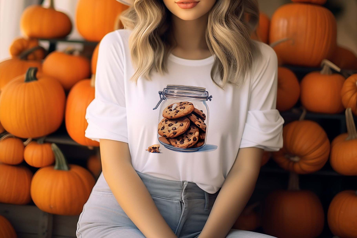 Chocolate Chip Cookie Clipart Bundle, an Illustration by Moon Studio (Photo 3 of 5)