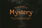 Missterio | Mystery Story Font, a Serif Font by filosovis (Thumbnail 4 of 4)