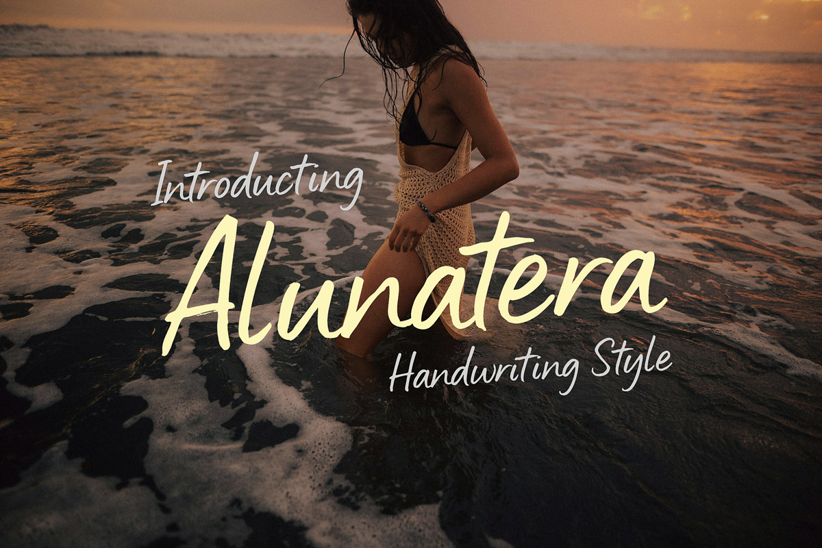Alunatera handwriting Font, a Handwritten Font by Art StoreID (Photo 1 of 11)