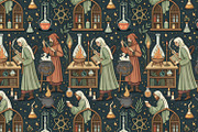 Alchemy Seamless Pattern, a Pattern Graphic by Designs by Helen Trupak (Thumbnail 7 of 8)