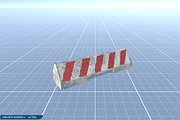 16 Concrete Barriers - Big Pack, an Environmental 3D Model by 3DCaster (Thumbnail 12 of 34)
