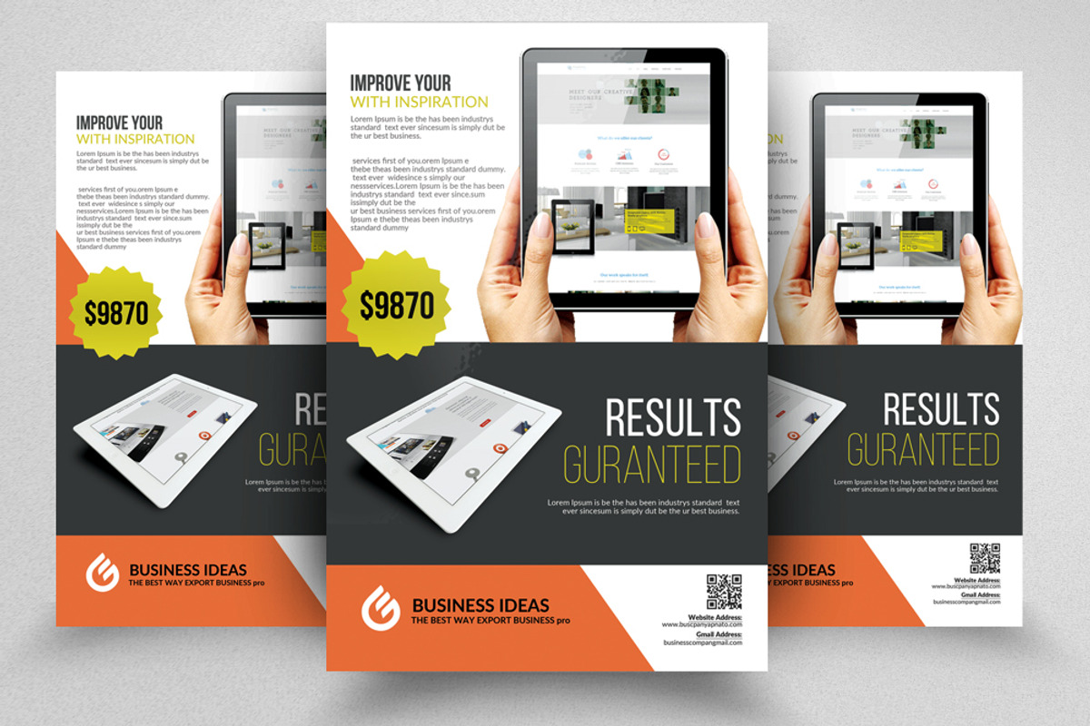 100 Business Flyers Mega Bundle, a Flyer Template by Design Up (Photo 23 of 100)