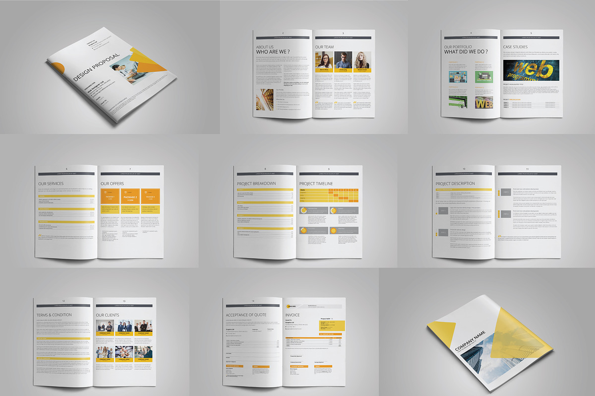 Web Design Proposal Bundle, a Magazine Template by GreenDesign (Photo 2 of 3)