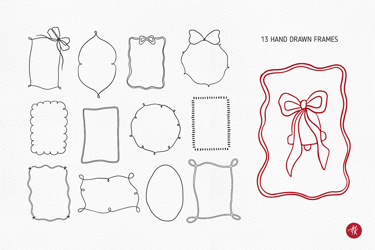 Christmas Hand Drawn Doodles Set, an Object Graphic by Alena Koval (Photo 8 of 18)