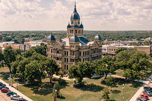 Downtown Denton, Texas Courthouse