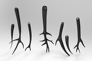 7 Spiny Beads Set - Jewelry Pendant, an Object 3D Model by Kseniya-Omega (Thumbnail 2 of 17)