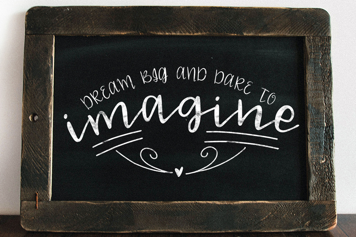 Blue Mason Script Font, a Handwritten Font by Groovy Fonts by Mindy (Photo 5 of 6)