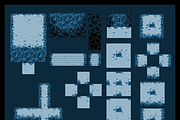 Underwater Top-Down Tileset, a Background Graphic by pzUH (Thumbnail 3 of 4)