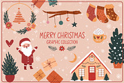 Merry Christmas - Graphic Collection, a Seasonal Illustration by roskque (Thumbnail 1 of 9)