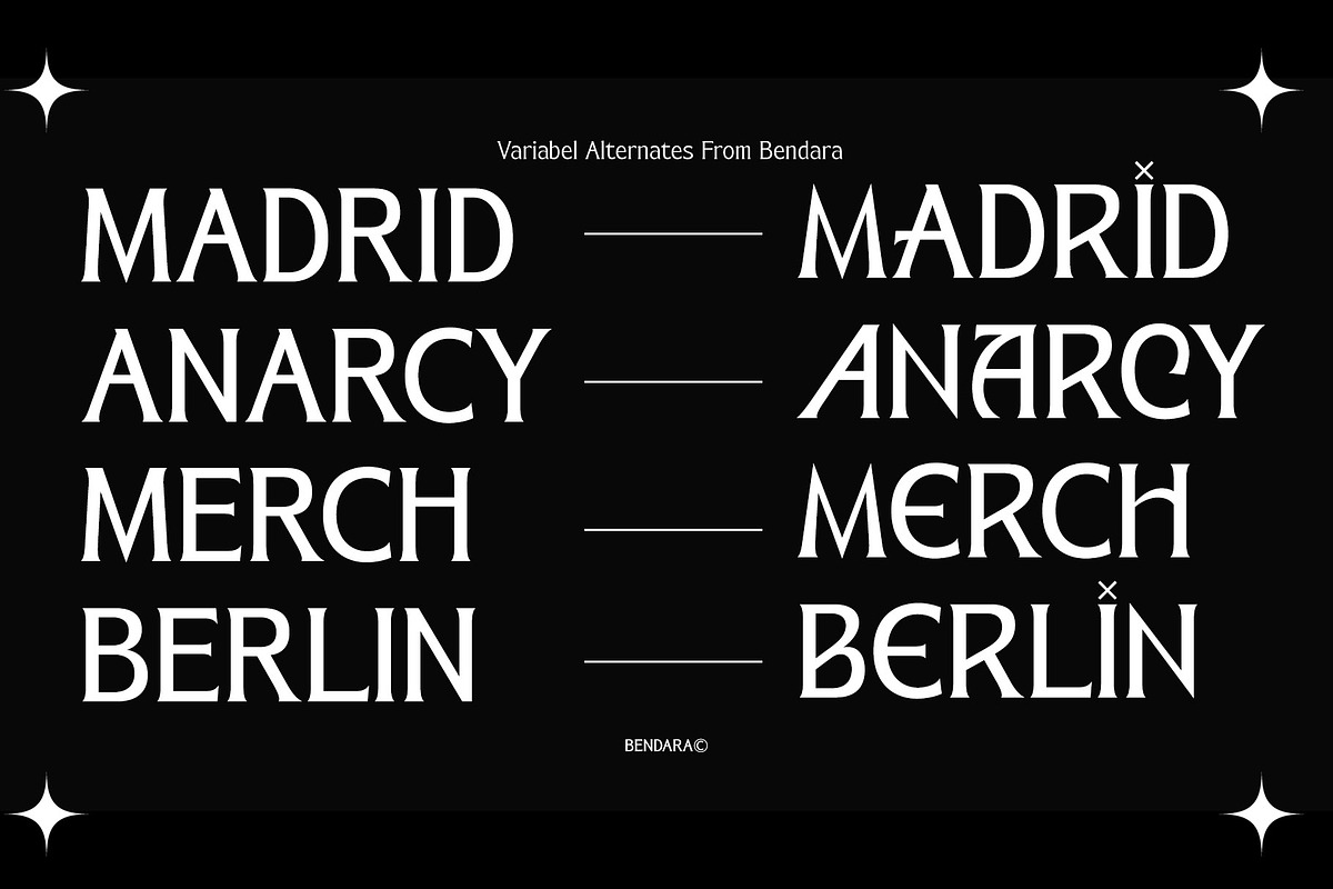 Bendara, a Font by ArimaType (Photo 6 of 10)
