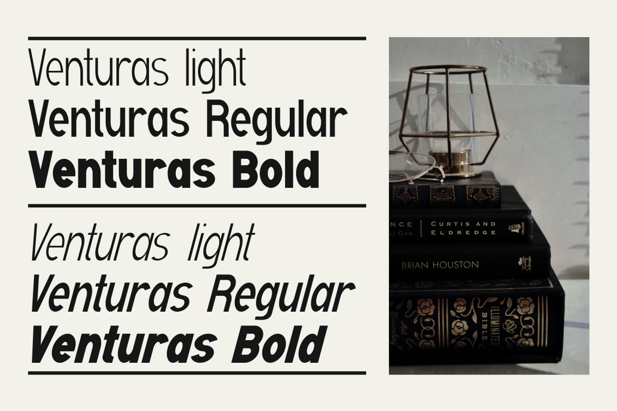 Venturas - Sans Serif Font Family, a Sans Serif Font by MaikoHatta (Photo 2 of 6)