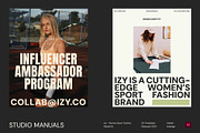 IZY - Woman Sport Fashion Media Kit, a Social Media Template by Studio Manuals (Thumbnail 4 of 8)