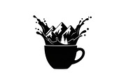 Mountain Coffee Cup Design Bundle, an Illustration by yasushie (Thumbnail 13 of 31)