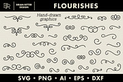Flourishes, an Object Graphic by Brian Ritter Design
