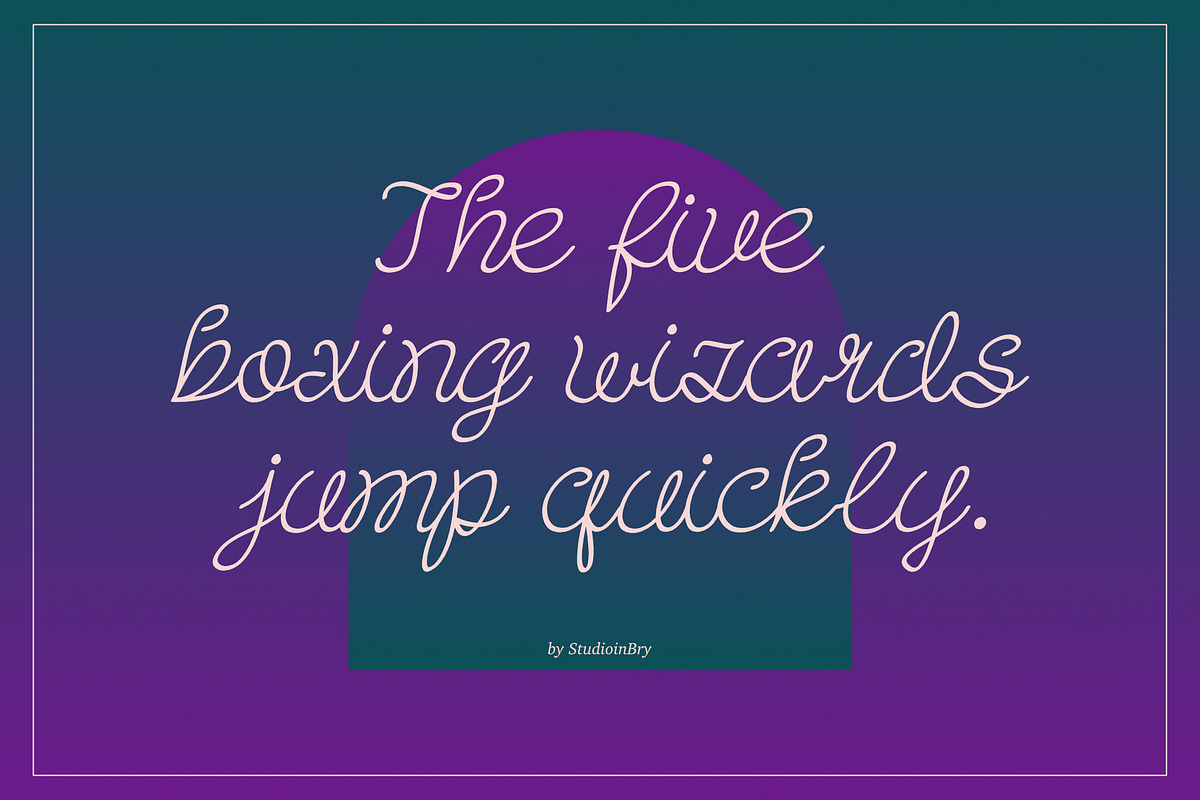 BRY Cafe Mafe - Handwritten Script, a Handwritten Font by StudioinBry (Photo 4 of 10)