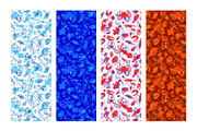Seafood patterns, a Pattern Graphic by Hellgram (Thumbnail 2 of 6)