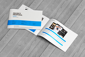 Landscape Brochure / Catalog Mock-Up