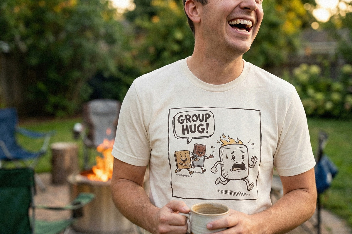 Group Hug! PNG, Funny Smores, an Illustration by SharpMarketplace (Photo 2 of 4)