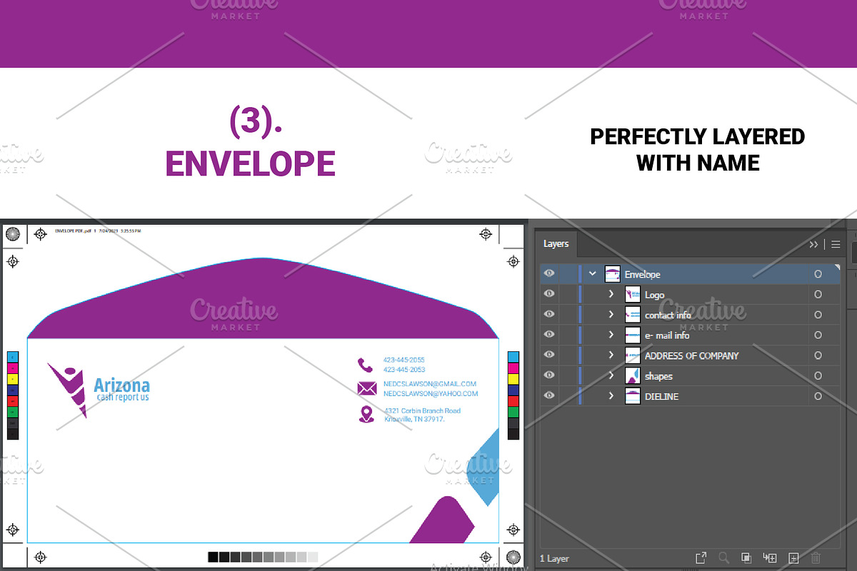 Stationery Design Templates, a Stationery Template by Design Fusion (Photo 4 of 4)