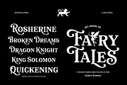 Castlewick - Old Tale Typeface, a Serif Font by Spencer & Sons Co. (Thumbnail 7 of 8)