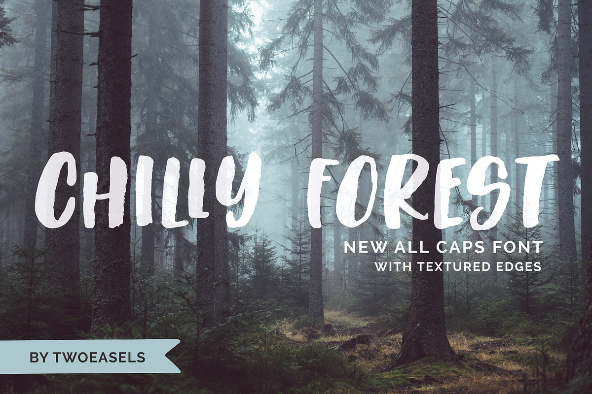 Chilly Forest // All Caps Textured