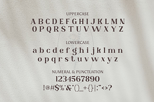 Serif Font