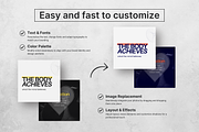 Fitness Quote Instagram Templates, a Social Media Template by DigiPax (Thumbnail 7 of 11)
