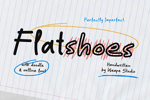 Flatshoes - Handwritten Font