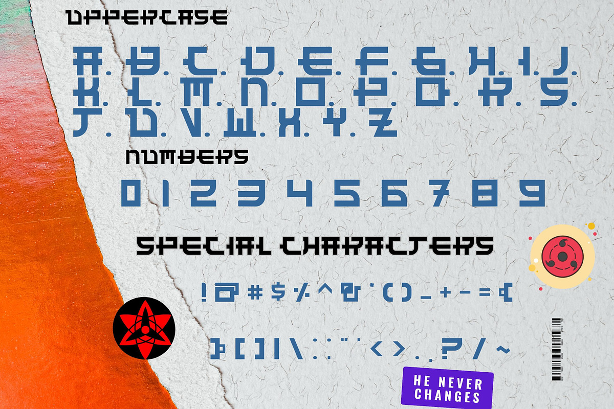 Midnight Ninja Samurai Font, a Sans Serif Font by PaperMoon (Photo 6 of 6)
