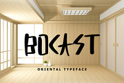Bocast Japan Style Display Font, a Sans Serif Font by Giant Design (Thumbnail 1 of 10)