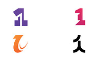 Number 1 logo symbol design template, a Graphic by T.Vooka (Thumbnail 2 of 3)