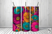 Bright Psychedelic Flowers Pattern, a Pattern Graphic by Creative Store (Thumbnail 5 of 5)