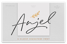 Anjel // Classy Signature Font