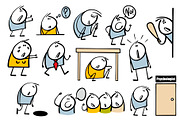 Cartoon negative emotions set 1., a Graphic by eka panova (Thumbnail 4 of 5)