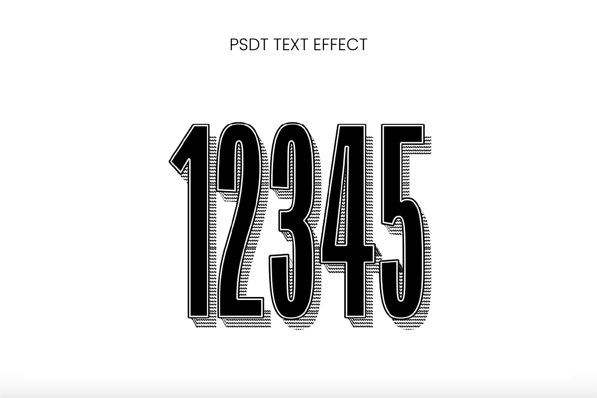 Tall Block Shadow 3D Text Effect preview 2