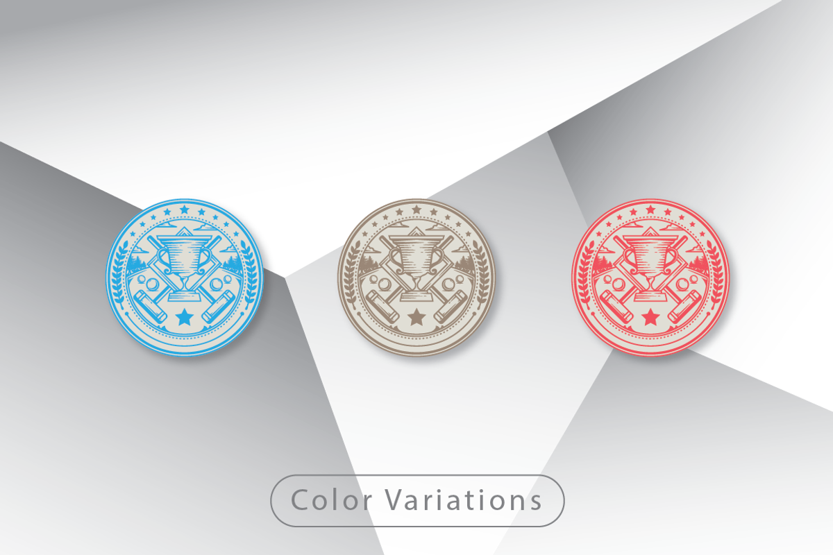 Croquet Tournament Logo Template, a Branding & Logo Template by Heavtryq Design (Photo 4 of 4)