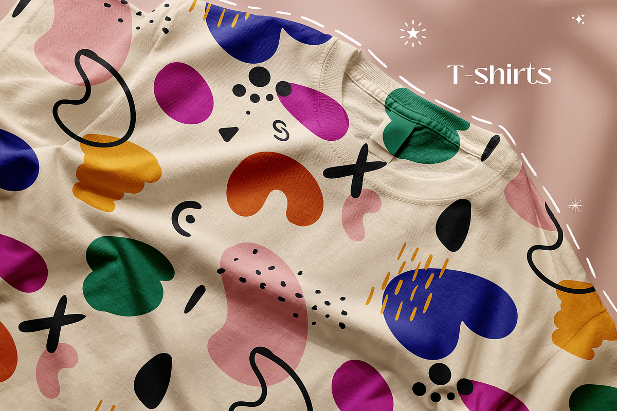 Abstract shape seamless pattern, a Pattern Graphic by Sigelt (Photo 4 of 7)