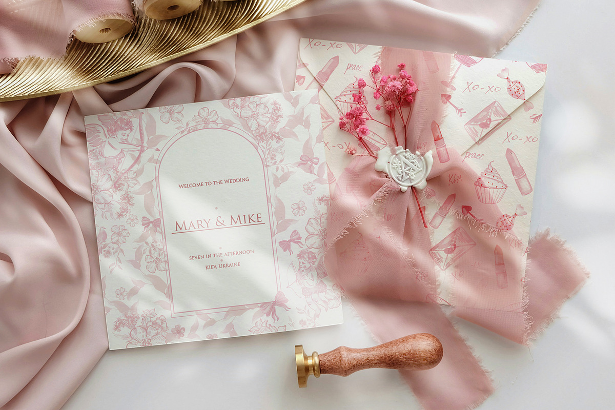 VALENTINE'S DAY IN PINK & RED COLOR, an Object Graphic by Knopazyzy (Photo 2 of 17)