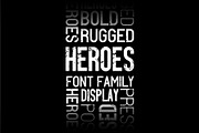 Heroes Font Bundle (6), a Font by Full Circle Design Studio (Thumbnail 1 of 7)