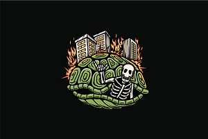 Turtle Chaos, an Object Illustration by nomlimo.com