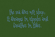 Dreaming Ocean | Curly Whimsy Font, a Handwritten Font by type peace (Thumbnail 11 of 15)
