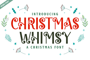Christmas Whimsy Demo Font, a Script Font by Akrinity Digital