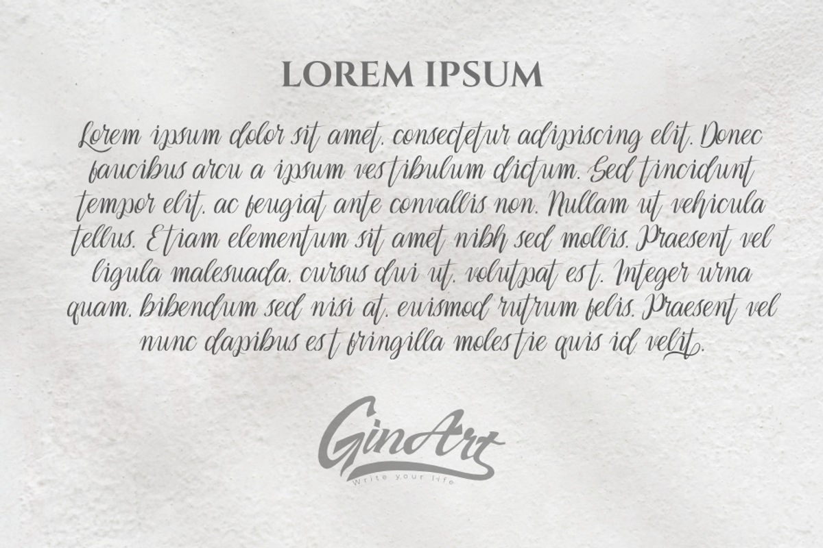 Gamabunta - Luxurious Script Font, a Script Font by Ginart (Photo 6 of 7)